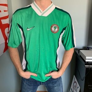 Throwback Nike Nigeria National Soccer Team Jersey